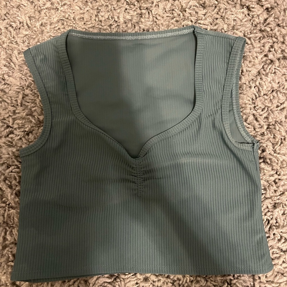 Five Dancewear green crop top